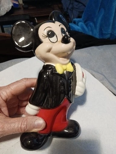 vintage mickey mouse ceramic figurine