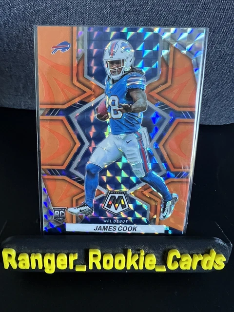 2022 Panini Mosaic - James Cook - Reactive Orange Prizm - RC - #285