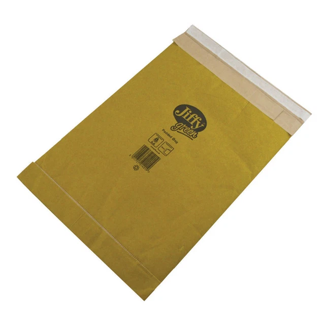 Jiffy Padded Bag Size 1 165x280mm Gold PB-1 Pack of 10 JPB-AMP-1-10