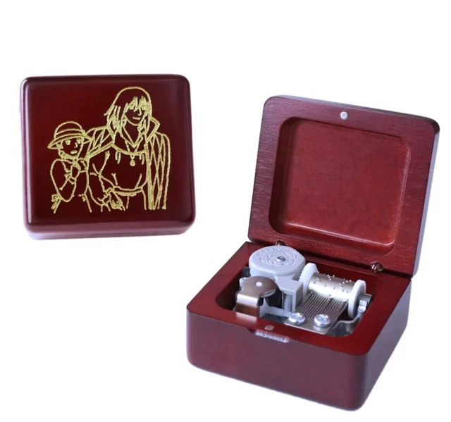STUDIO GHIBLI HOWLS moving castle music box perfect for all, clockwork music box EUR 42,81