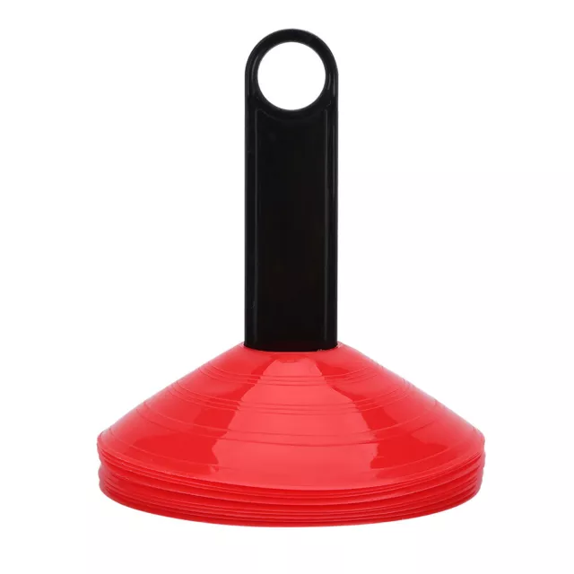 10 Pcs Practical Mini Field Cone Discs Marker Soccer Football Sports Speed