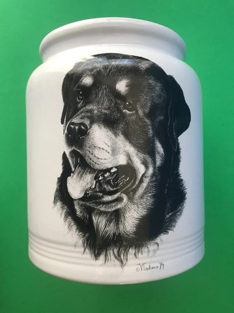Rottweiler best sale cookie jar