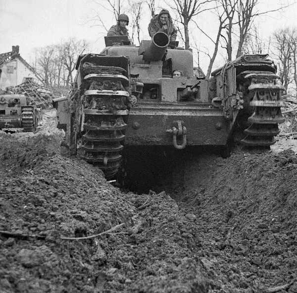 WW2 WWII PHOTO British Churchill AVRE Tank Royal Engineers World War ...