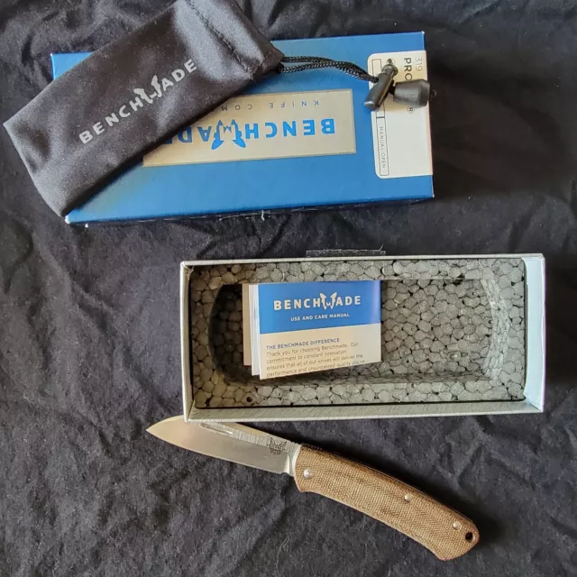 Benchmade 319 Proper 2018 Knife USA CPM-S30V Micarta Slip Joint
