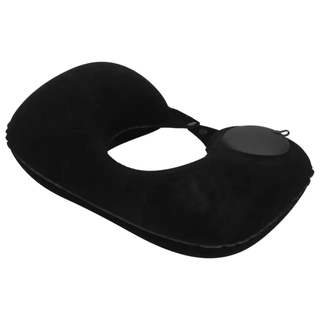 (Black))Air Pillow Head Rest Cushion Neck Support Pillow For Office For