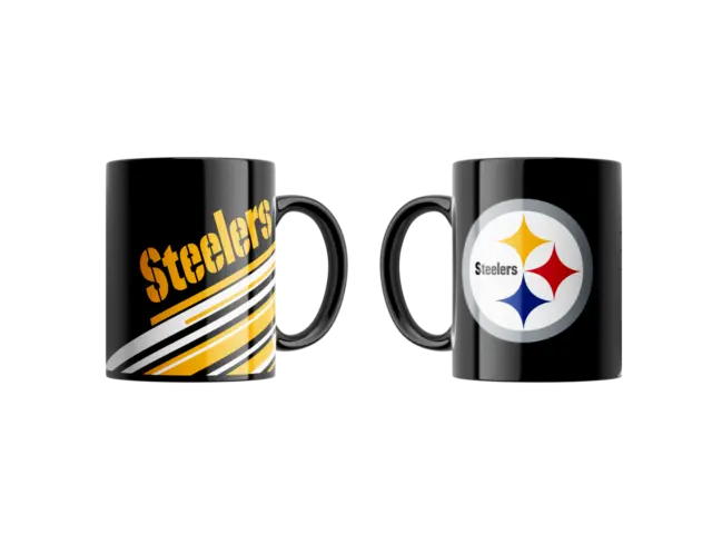 Pittsburgh Steelers NFL Tasse " Stripe & Logo" 330ml