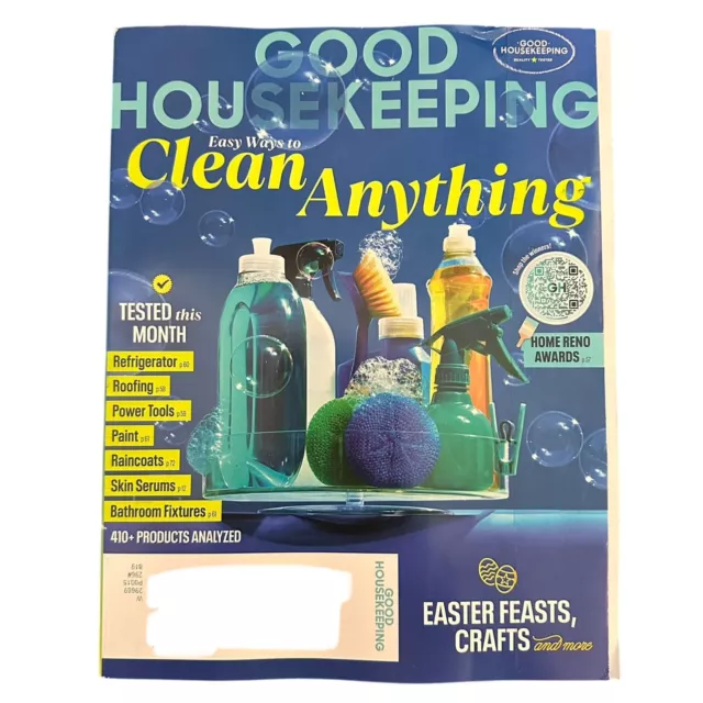 GOOD HOUSEKEEPING MAGAZINE March April 2025 Clean Anything Easter Recipes £4.24 PicClick UK