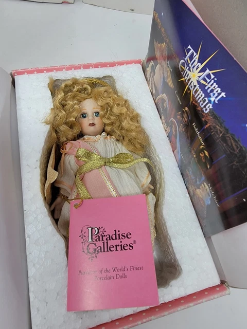 Paradise Galleries Treasury Collection The First Christmas Porcelain Doll Lot... 2