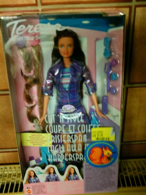Frisierspass Teresa Freundin von Barbie NEU OVP NRFB   Mattel 2002