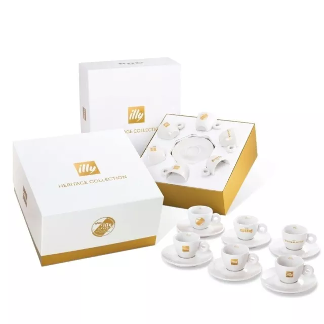 illy Art Collection Heritage Collection Cappuccino  Tassen 6er Pack Neu OVP