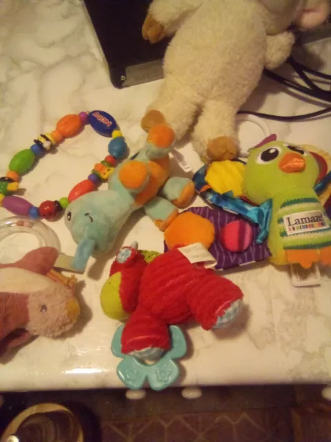 Lamaze Nuby Rattle Teether Pram Toy. Six On Total. Baby.