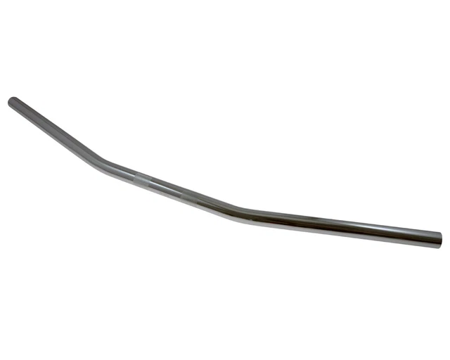 Guidon moto chopper Fehling CrackBar 850mm, 1 pouce, avec encoche chrome
