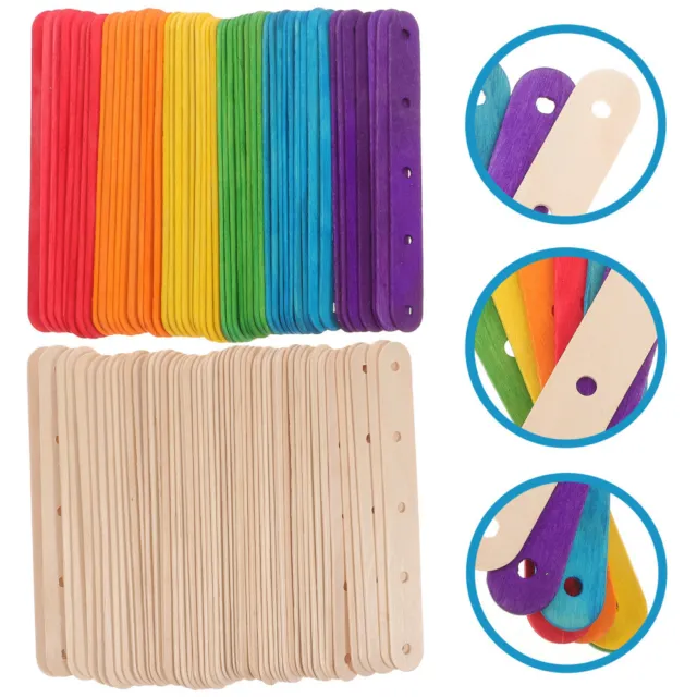 Colored Wood Craft Sticks - Jumbo