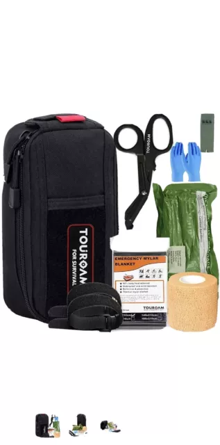 IFAK Med Trauma Kit Tactical Emergency First aid kit camping hiking molly belt