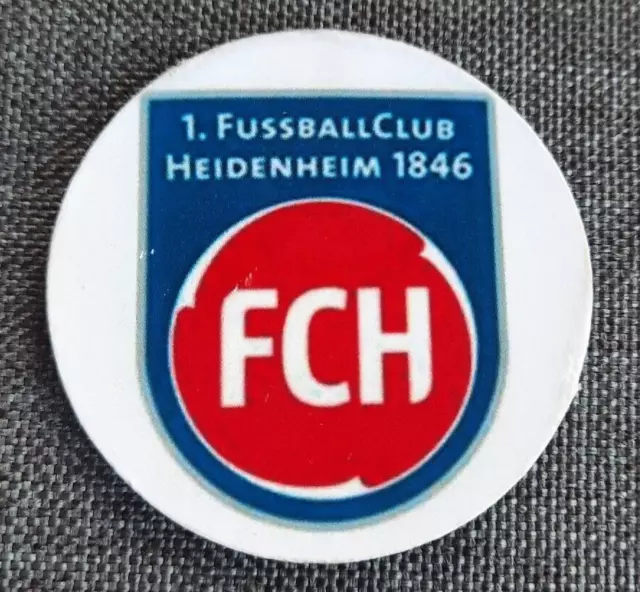 Bundesliga -  1. FC Heidenheim -  Magnet - ca. 4 cm, für Aral Schale