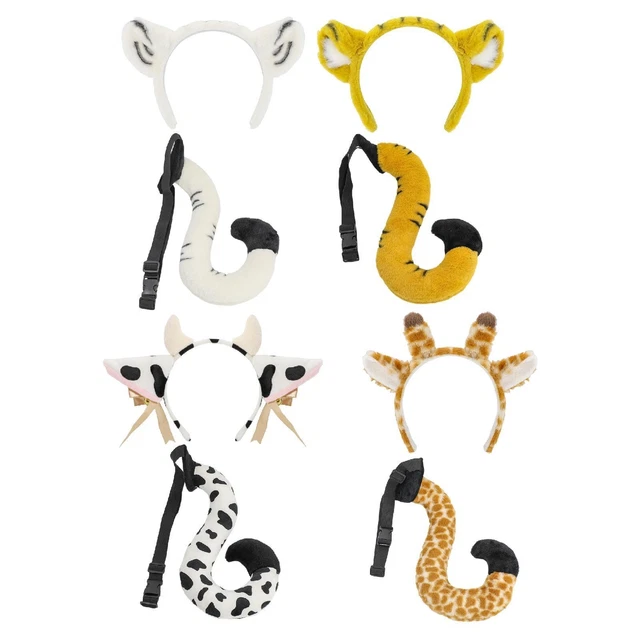 Bandeau Avec Oreilles De Vache Pour Enfants Et Adultes – Parfait Pour Halloween, Déguisements Et Photos