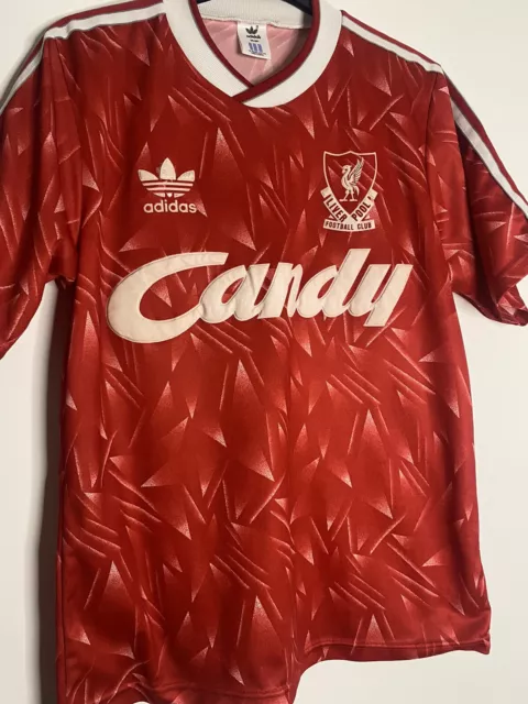 Liverpool 1989/91 Home Shirt Mens Small