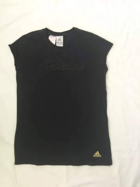 ADIDAS Tee shirt noir 14ans Fille