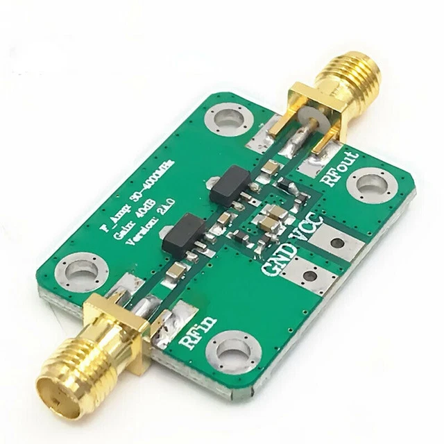 Module amplificateur RF large gamme de fréquences 304000 MHz 40dB gain installa