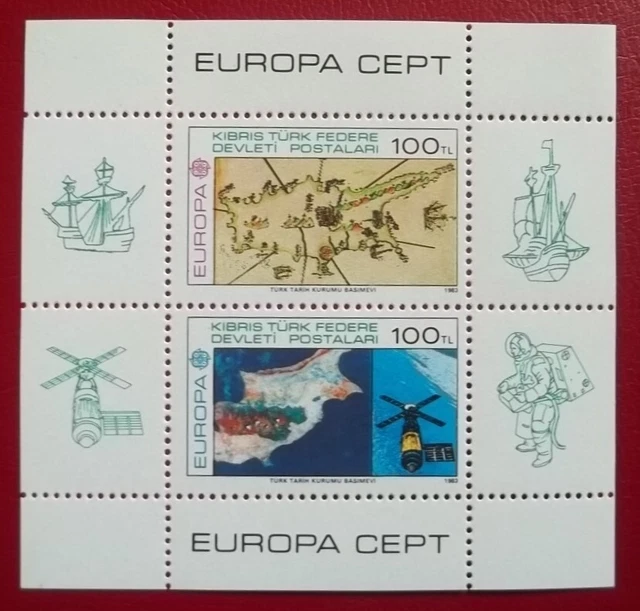 Zypern   ( Türkisch )   Block   Europa  1983