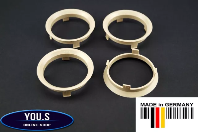 4x Bagues de Centrage 60,1 -56, 1 MM pour Honda Mitsubishi AEZ Dotz Enzo Dezent