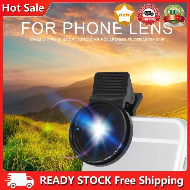 37mm CPL Filter with Clip for Phone Lens Ultra Slim Circular Accessories