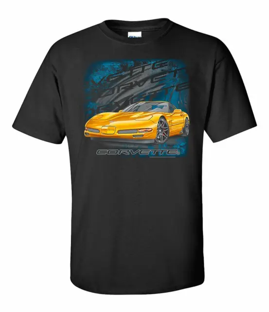 Johny Rockstar Chevy Chevrolet GM C5 97 Corvette Auto Automobile T Shirt TDC-225