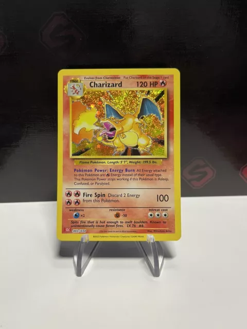 Pokemon Charizard 003/034 CLC Karte Holo Glurak Classic Collection / TCG EN NM