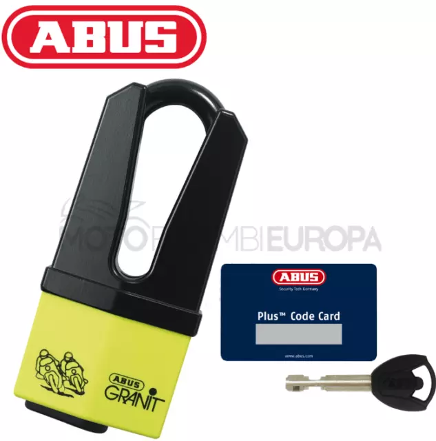 Antifurto Bloccadisco Abus Granit Quick 37/60 Acciaio Moto Bmw R 1150 1200 Gs