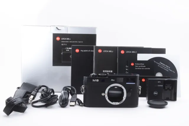 Leica M8.2 Digital Camera 10.3MP black shutter count 1853 [Near Mint+++] #730A