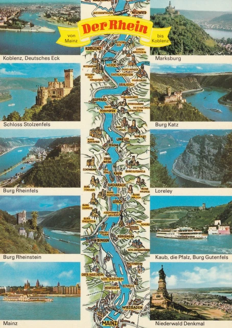Verwunderlich Rhein Auf Der Karte Fotosnull