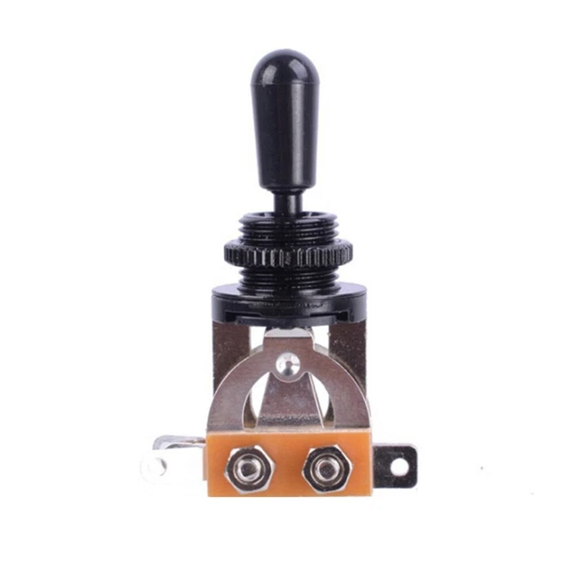 Noir 3-Way Interrupteur Capteur Guitare Électrique Sélecteur Bouton for Les Paul
