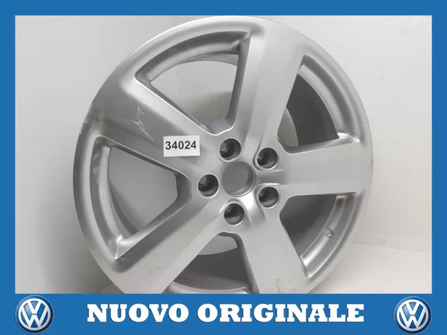 Cerchio In Lega Alloy Wheel Rim 8J X18 H2 Et43 5/112 Originale Audi A4 A6