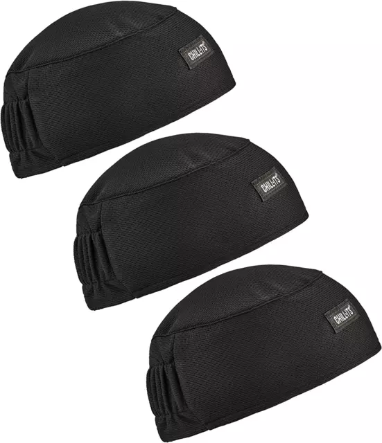 Ergodyne Chill Its 6630 Skull Cap, Lined with Terry Cloth Sweatband, Sweat Wicki