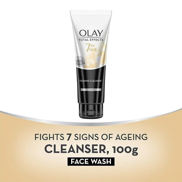 Olay Total Effects 7- In -1 Anti-Ageing Foaming Cleanser - 100 gm Face Wash F/ S