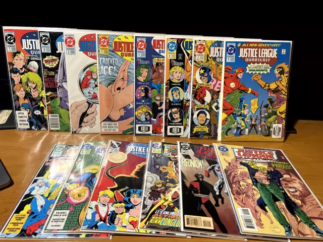 Justice League 80 page Quarterly Lot of DC Comic # 1 to 15, no 13 NM NEAR MINT