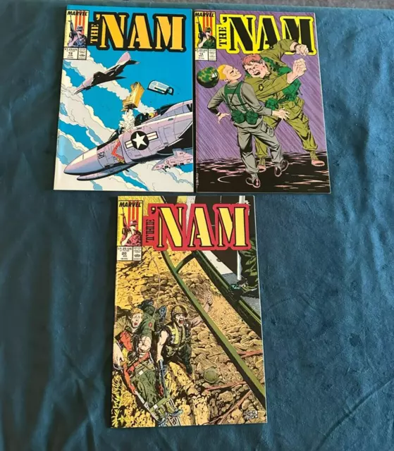 The 'Nam #18 #19 #20 Marvel Comics 1988