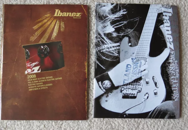 2007 & 2008 Ibanez 'Mini' Guitars Catalogs