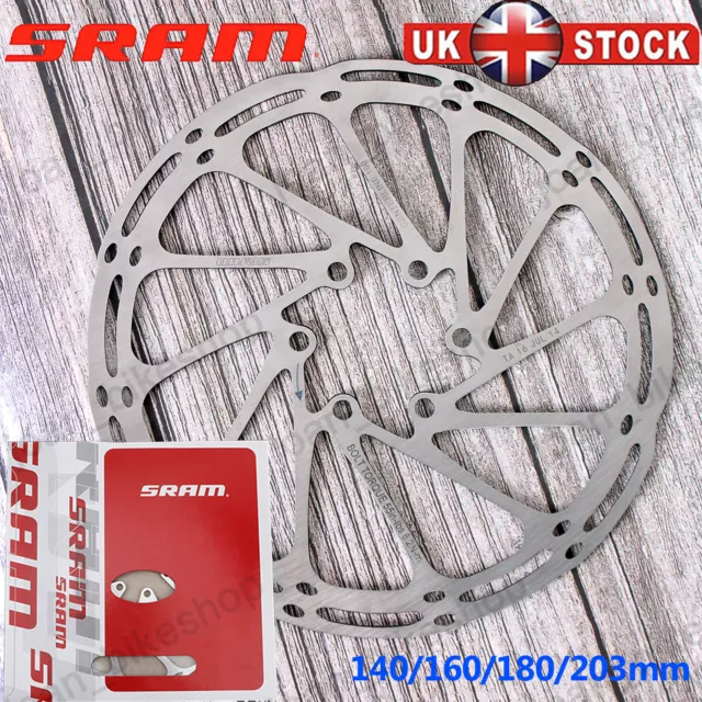 SRAM Centerline 140/160/180/203mm MTB Rotors Brake Pads Cycling Disc Brake Rotor