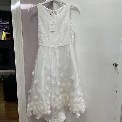 Teenage girls ivory roses party/bridesmaid dress age 14-15 from Monsoon BNWT