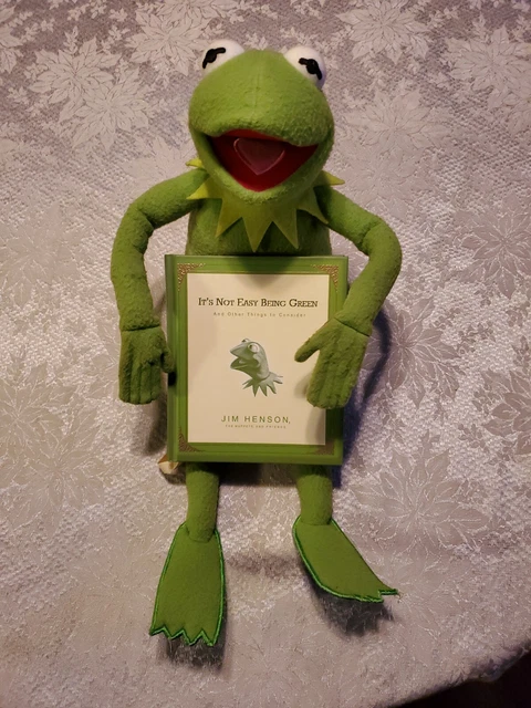 Kermit the Frog 22" Plush Posable Jim Henson - Sababa Toys + Book