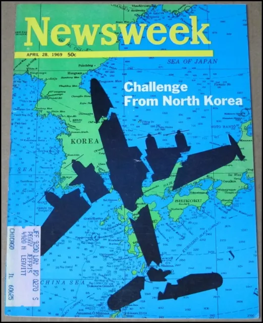 4/28/1969 Newsweek Magazine Korea Nixon v Kim Montreal Expos Rolling Stone