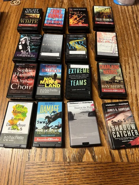 16 Playaway Audio Books Assorted (No Cases)