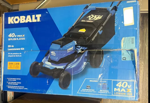 Kobalt brushless online mower battery