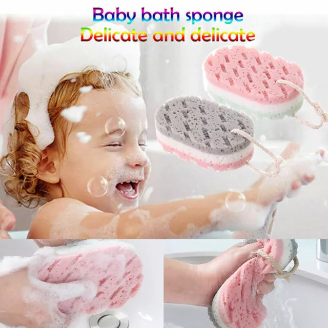 Spugna Da Bagno Per Strofinare La Pelle Esfoliante Doccia Scrubber Pulizia A