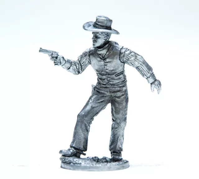 tin 54mm USA. Cowboy, wild west 1:32 Scale Historical Miniature