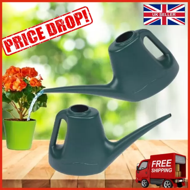 Watering Can Small Mini Watering Can Green Indoor Plant Watering 1L Plastic