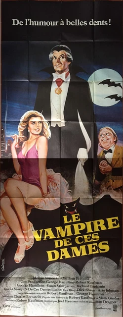 Affiche LE VAMPIRE DE CES DAMES Love at first bite GEORGE HAMILTON 120x320cm *