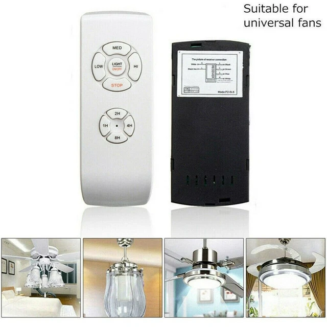 Telecomando durevole facile installazione 1H/2H/4H/8H temporizzazione soffitto