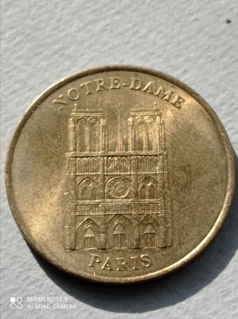 NOTRE DAME DE PARIS jeton medaille touristique monnaie de paris